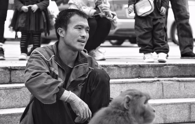 耍猴藝人