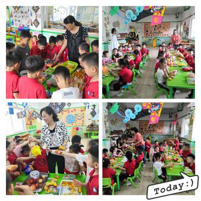 田一幼開展《美食飄香，情滿端午》主題活動