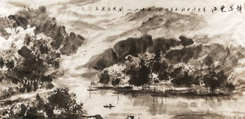 劉偉德水墨作品欣賞