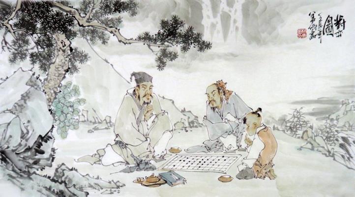 詩友唱和《觀弈》