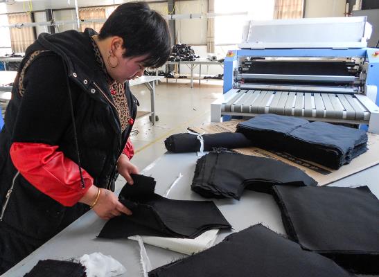 省示范中心村壽縣周崗：招商引資辦服裝廠 為當地群眾就業脫貧