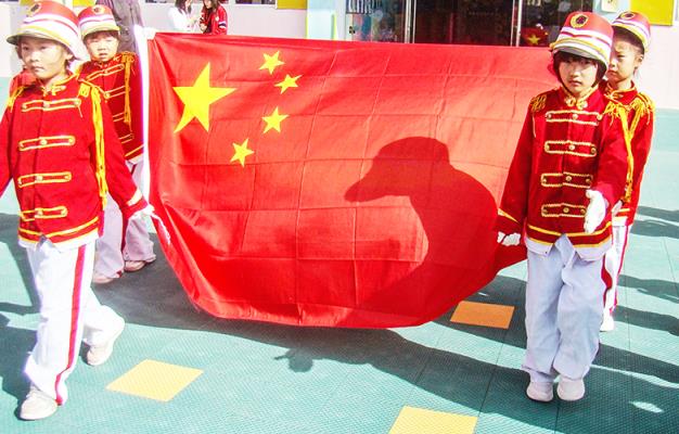 壽縣雙廟集幼鎮(zhèn)兒園舉行升國旗系列主題宣傳活動