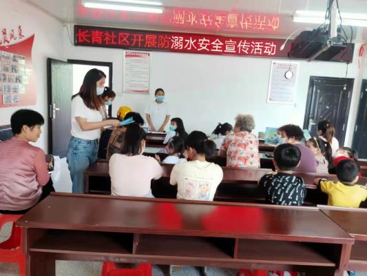 新淮街道關工委開展兒童防溺水安全宣傳活動