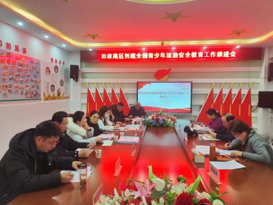 田家庵區第五次召開創建全國青少年 法治安全教育工作現場推進會