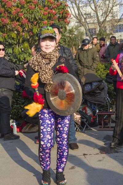 淮南鑼鼓之女鑼手