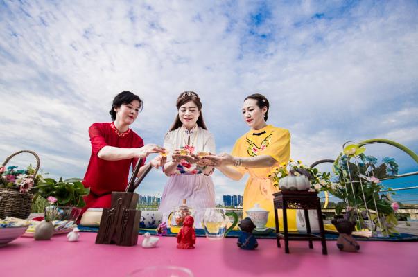 盈水入懷，茶可清心－－山南中央公園茶藝表演