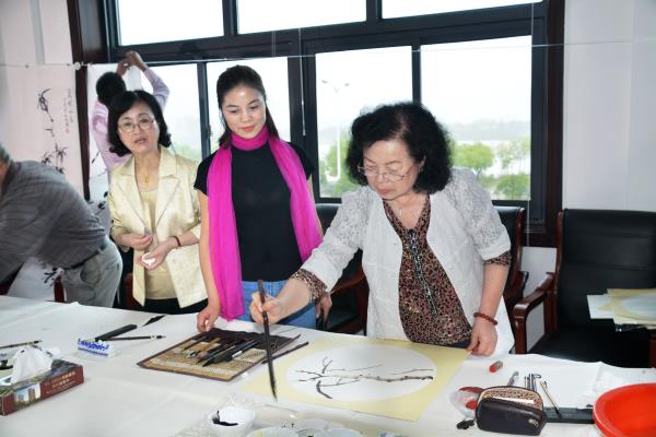 市臺辦市臺聯書畫聯誼活動