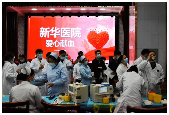 醫者仁心 血濃于水 新華醫院愛心獻血剪影