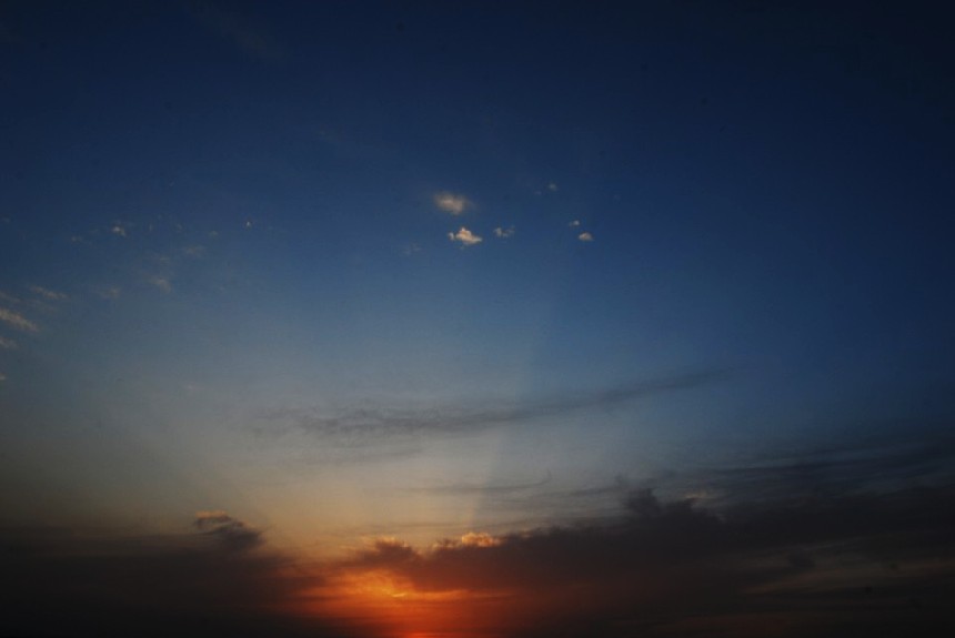 黃河--夕陽