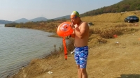 今日冬泳泉山湖