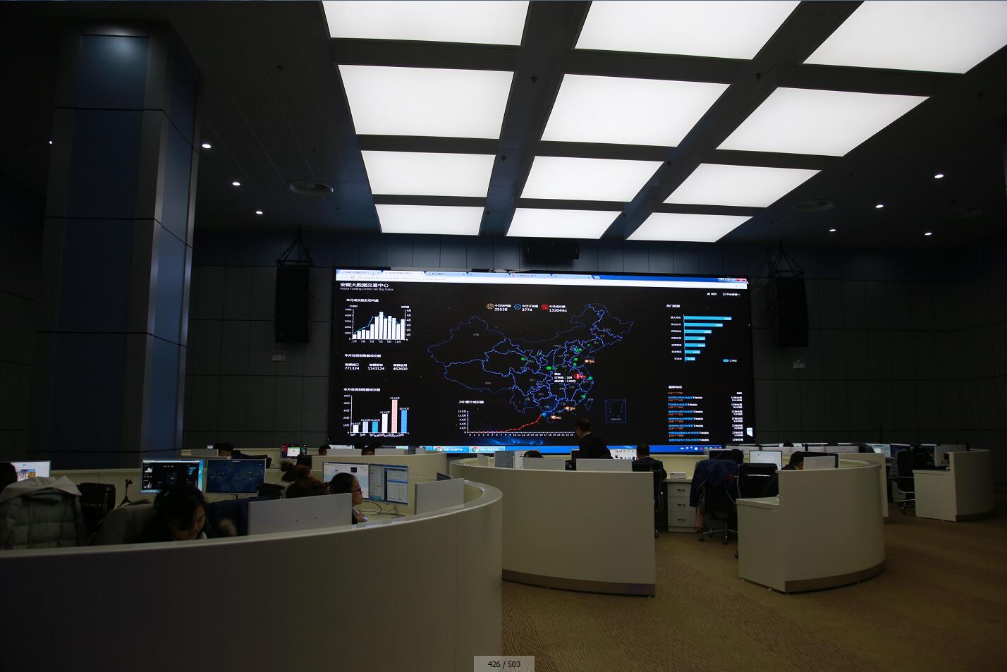 淮南大數(shù)據(jù)展示中心開館儀式