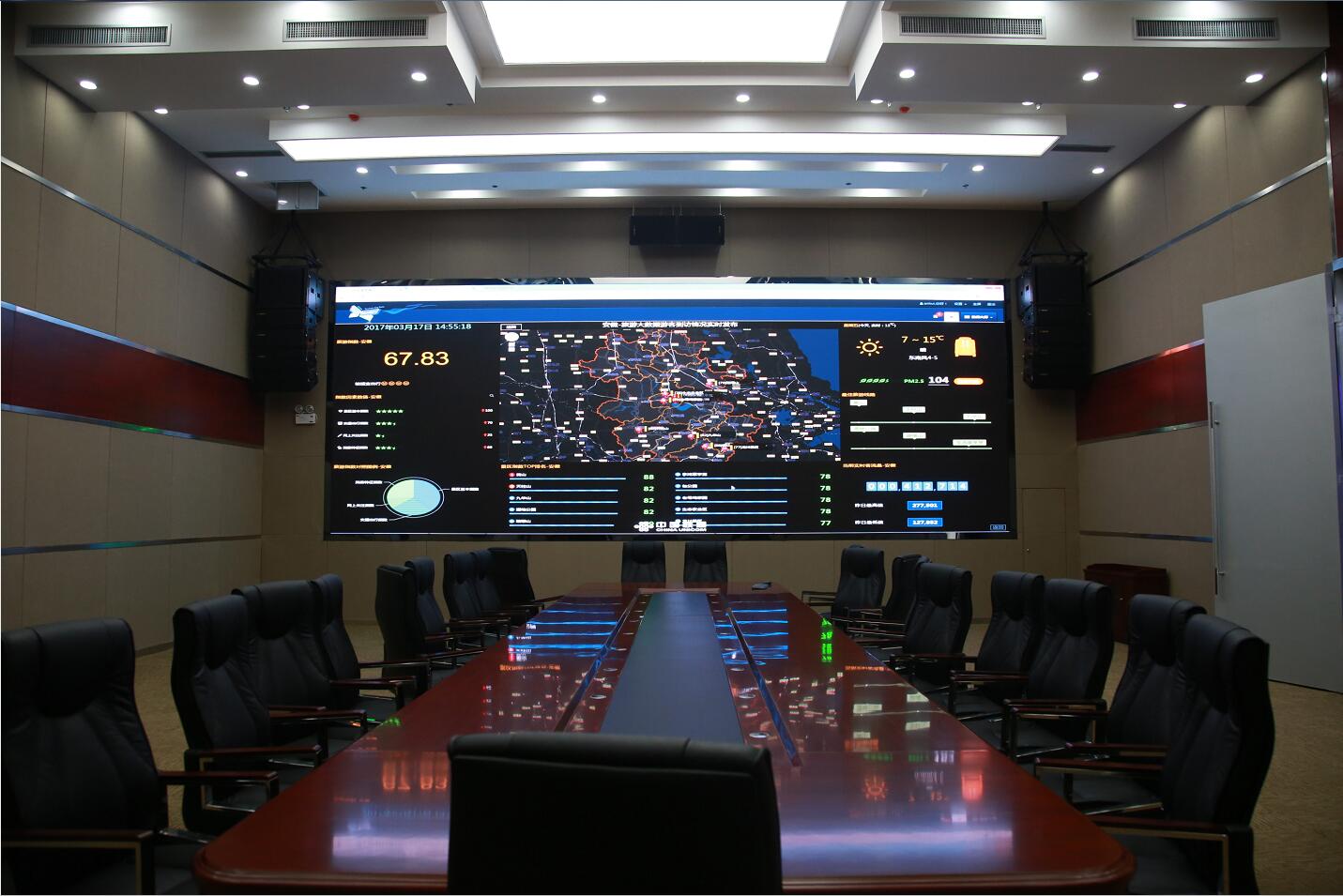 淮南大數(shù)據(jù)展示中心開館儀式