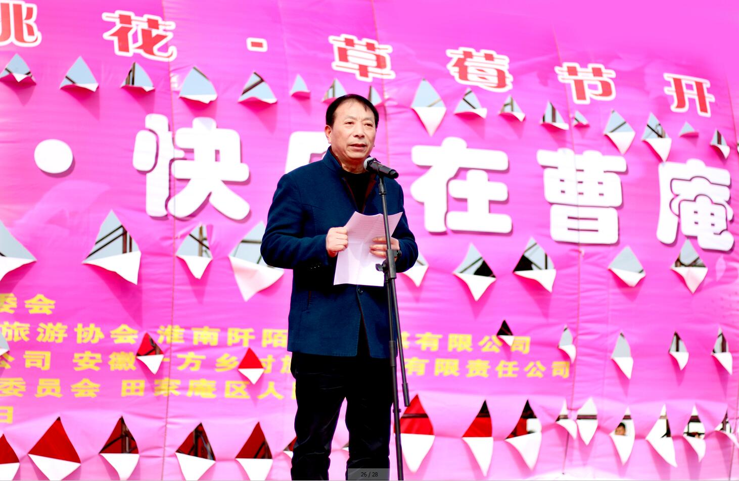 第十屆中國淮南桃花、草莓節開幕式