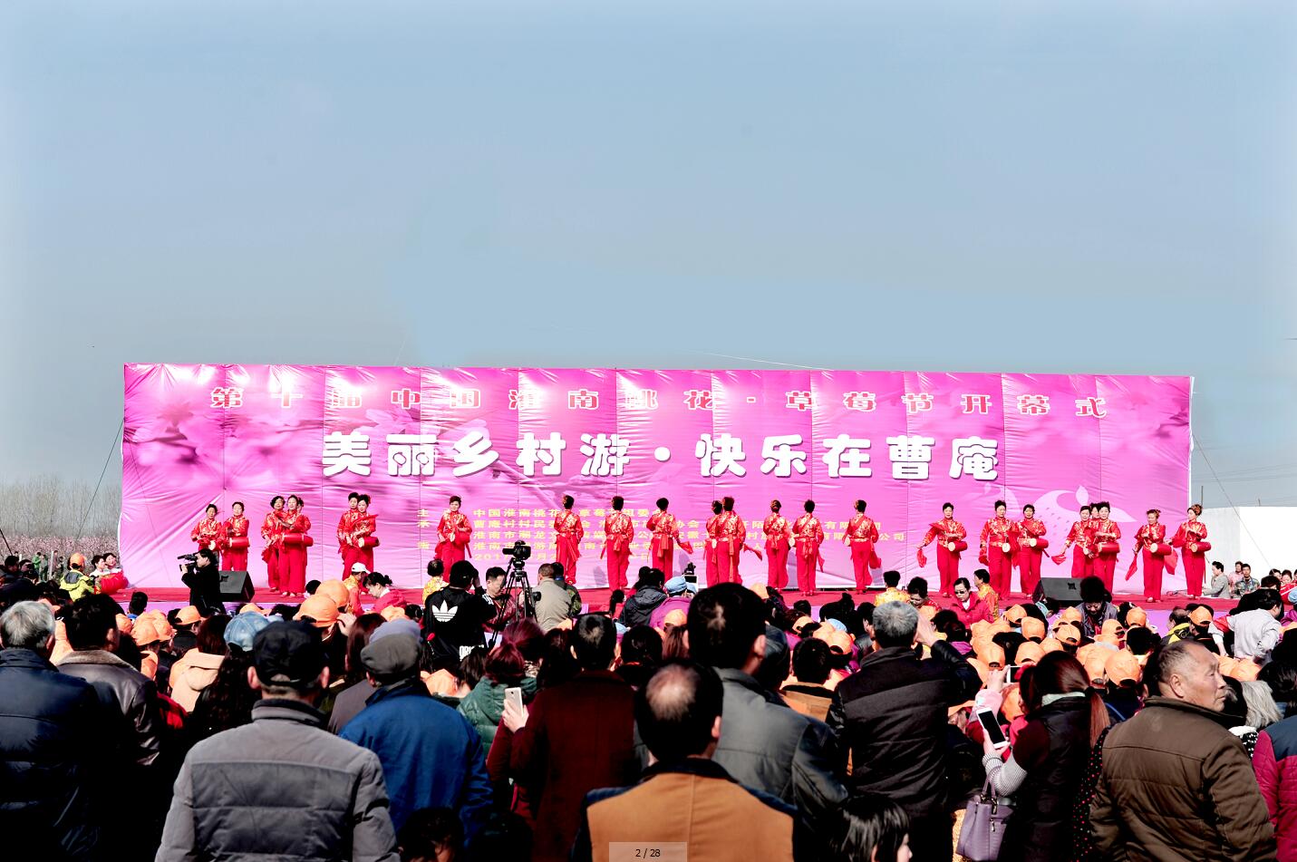 第十屆中國淮南桃花、草莓節開幕式
