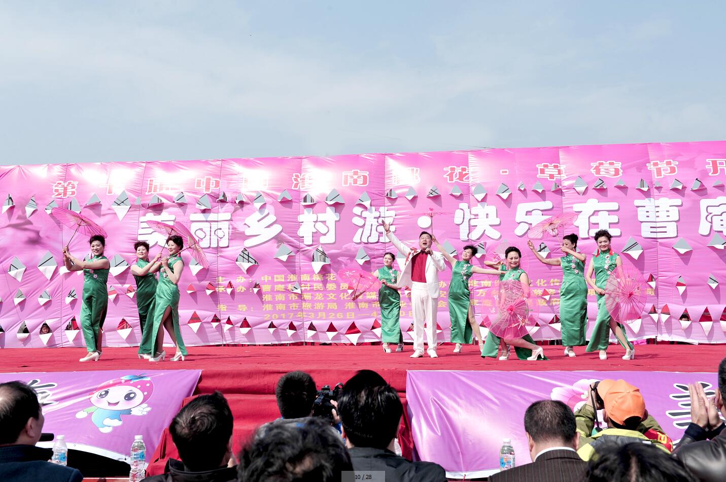 第十屆中國淮南桃花、草莓節開幕式