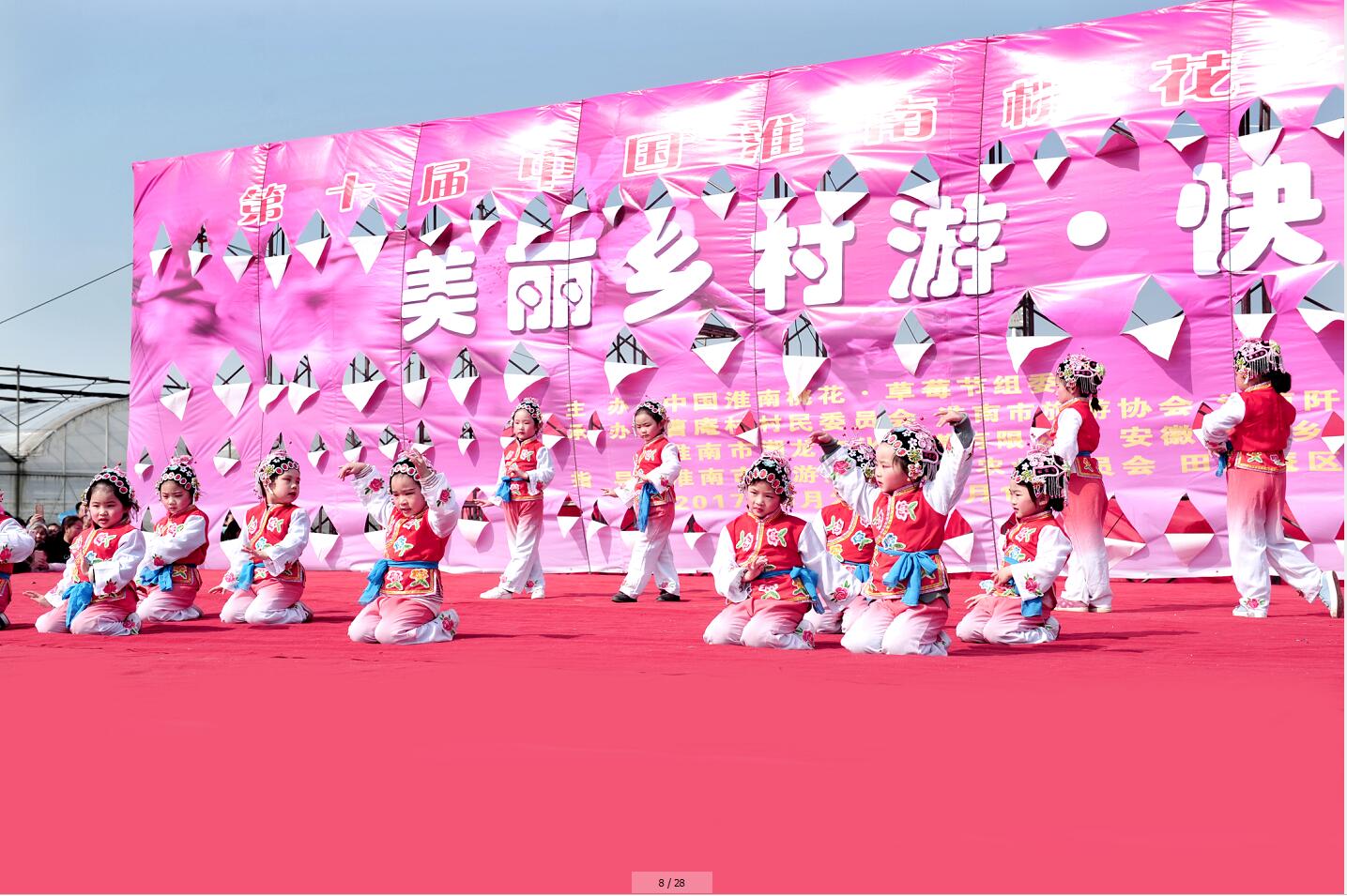 第十屆中國淮南桃花、草莓節開幕式