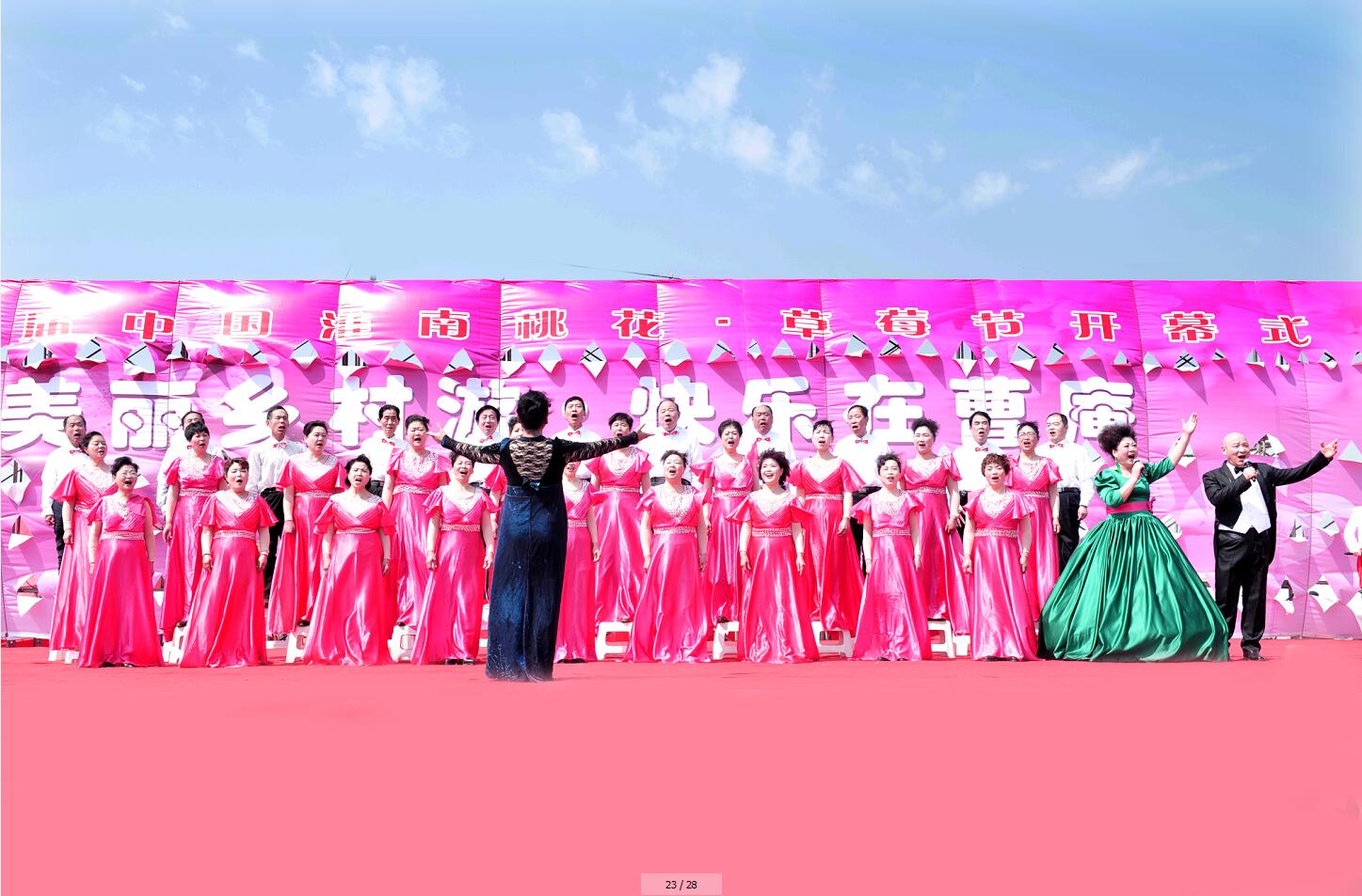 第十屆中國淮南桃花、草莓節開幕式