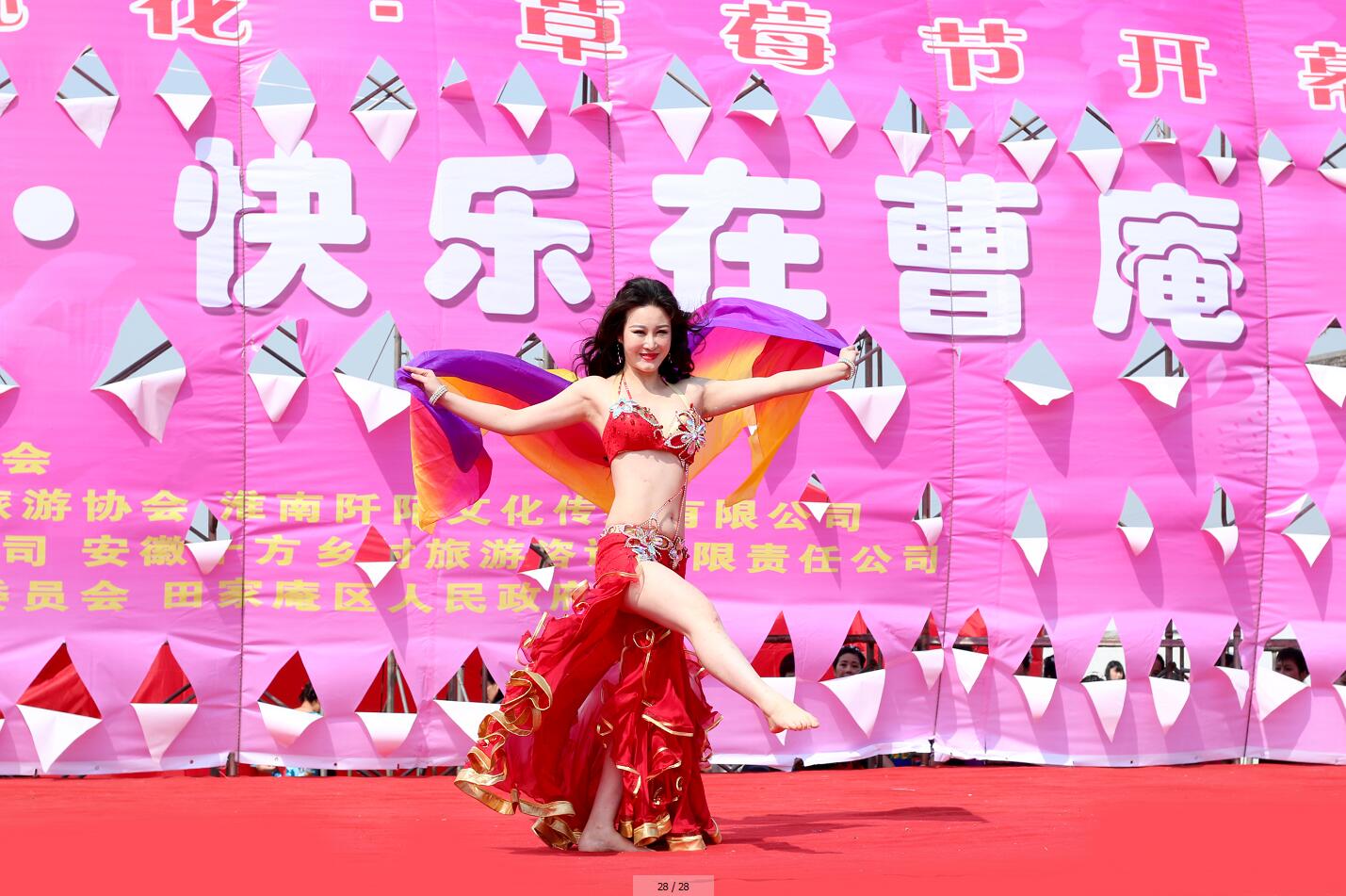 第十屆中國淮南桃花、草莓節開幕式
